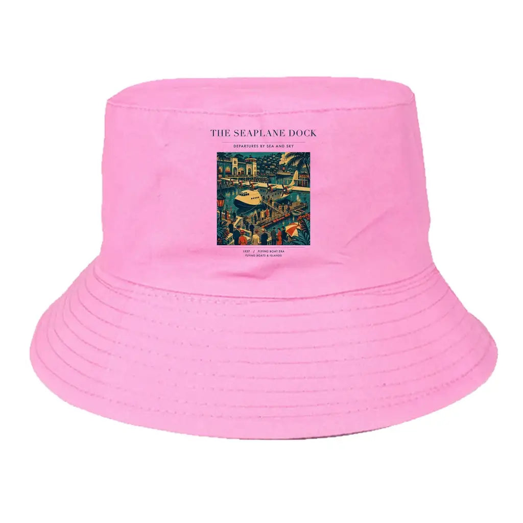 The Seaplane Dock summer hat - light pink