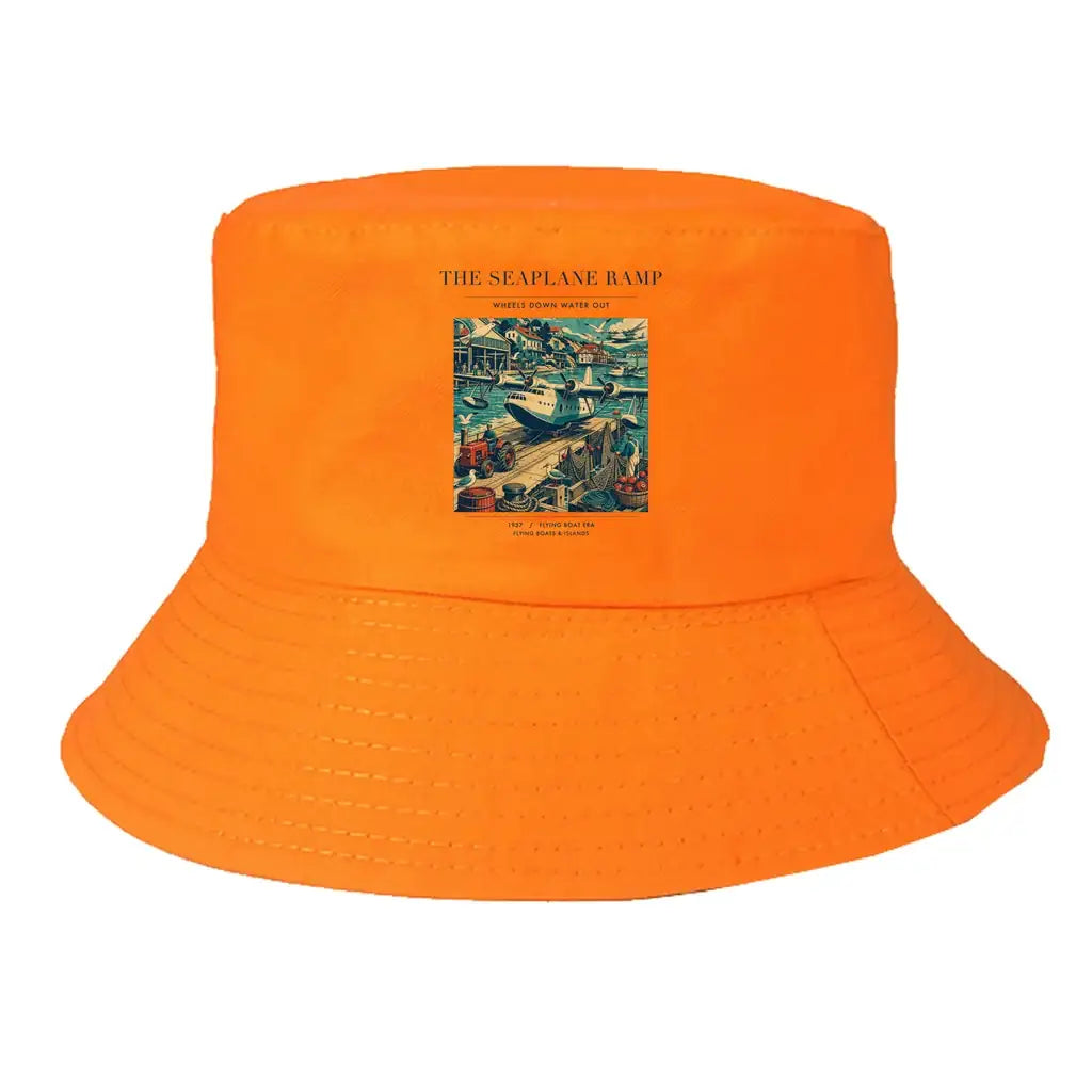 The Seaplane Ramp summer hat - orange