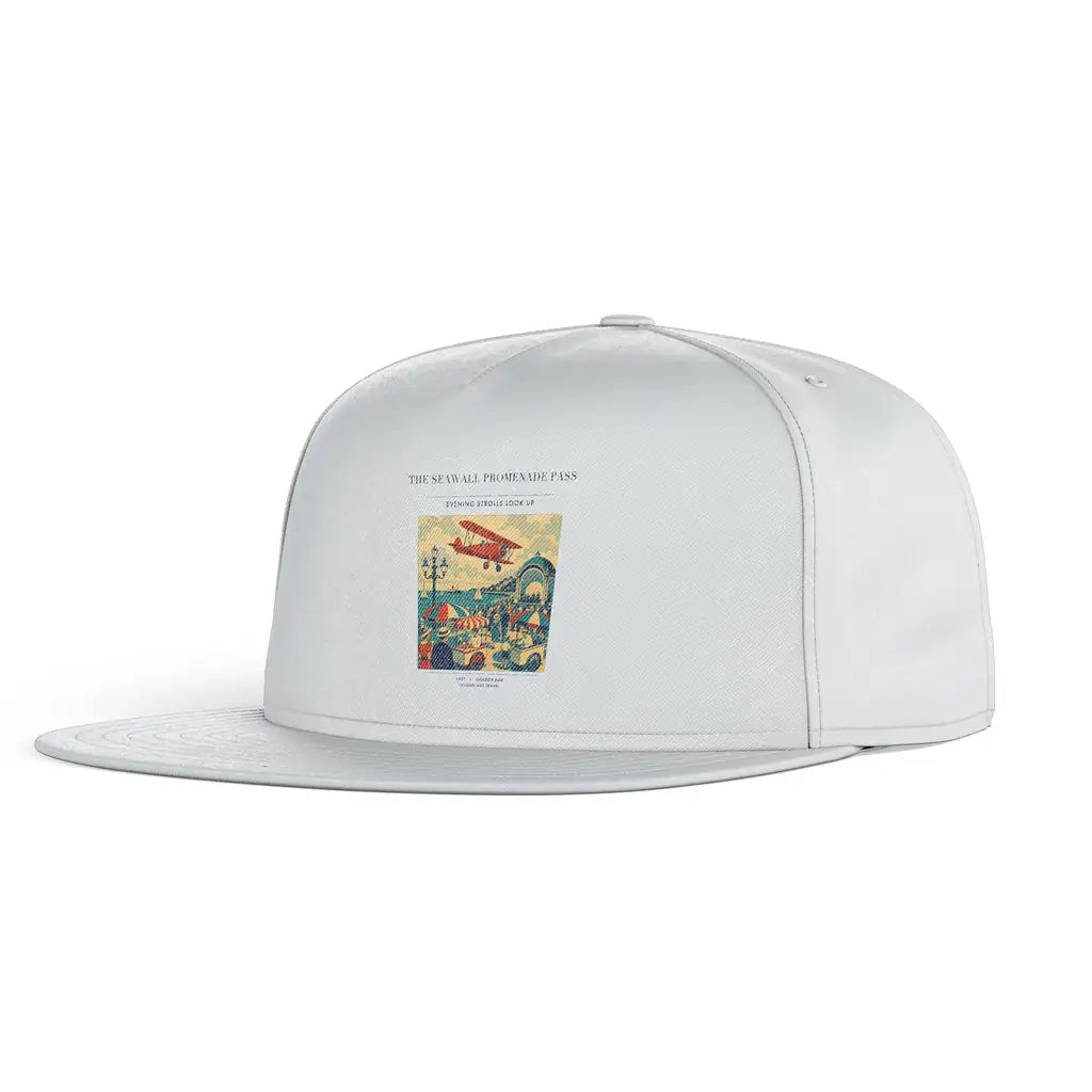 The Seawall Promenade Pass snapback - white