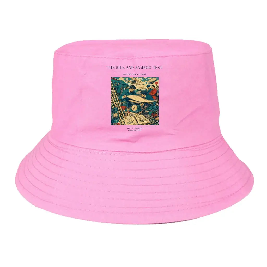 The Silk And Bamboo Test summer hat - light pink