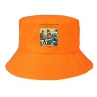 Thumbnail for The Skycap's Pyramid summer hat - orange