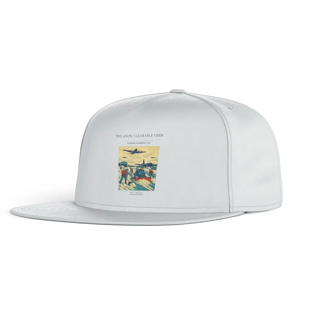 The Snow Clearance Crew snapback - white