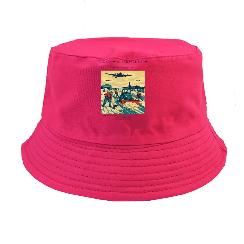 The Snow Clearance Crew summer hat - pink