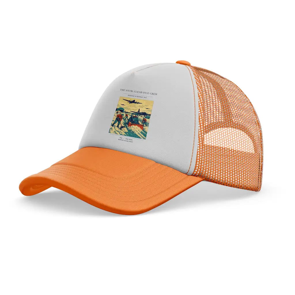 The Snow Clearance Crew trucker cap - orange