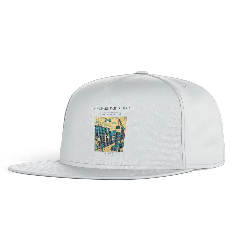 The Spare Parts Train snapback - white