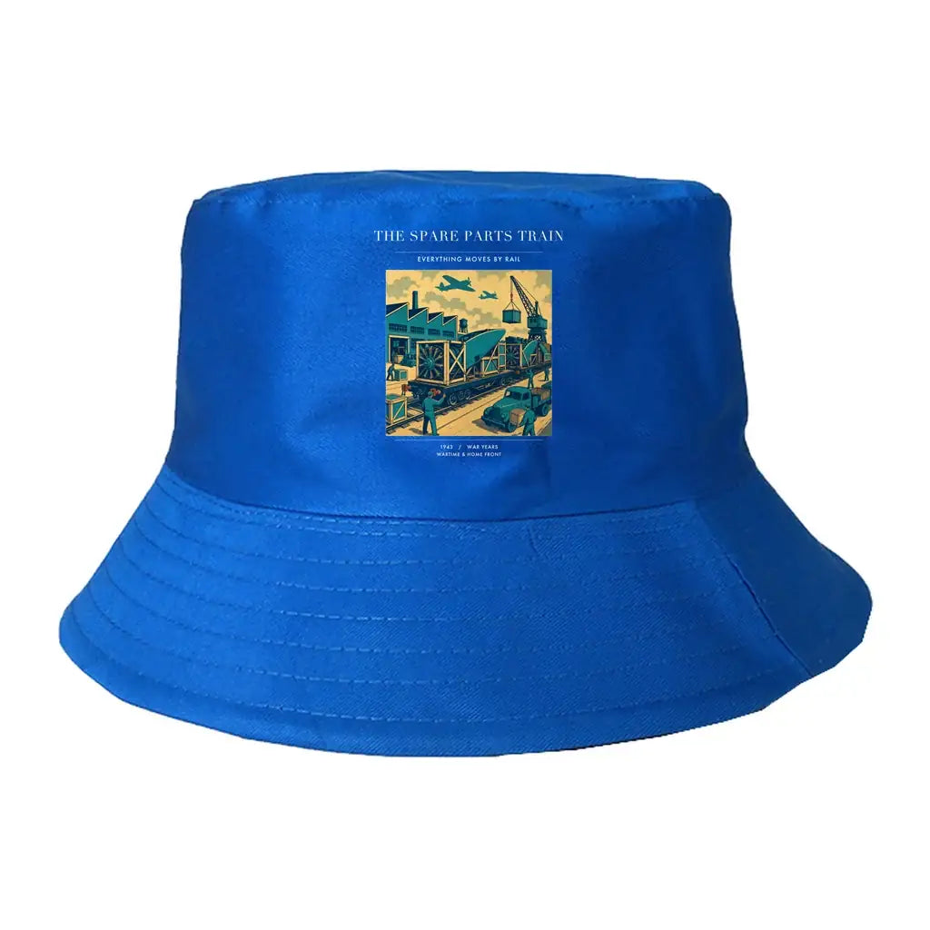 The Spare Parts Train summer hat - blue