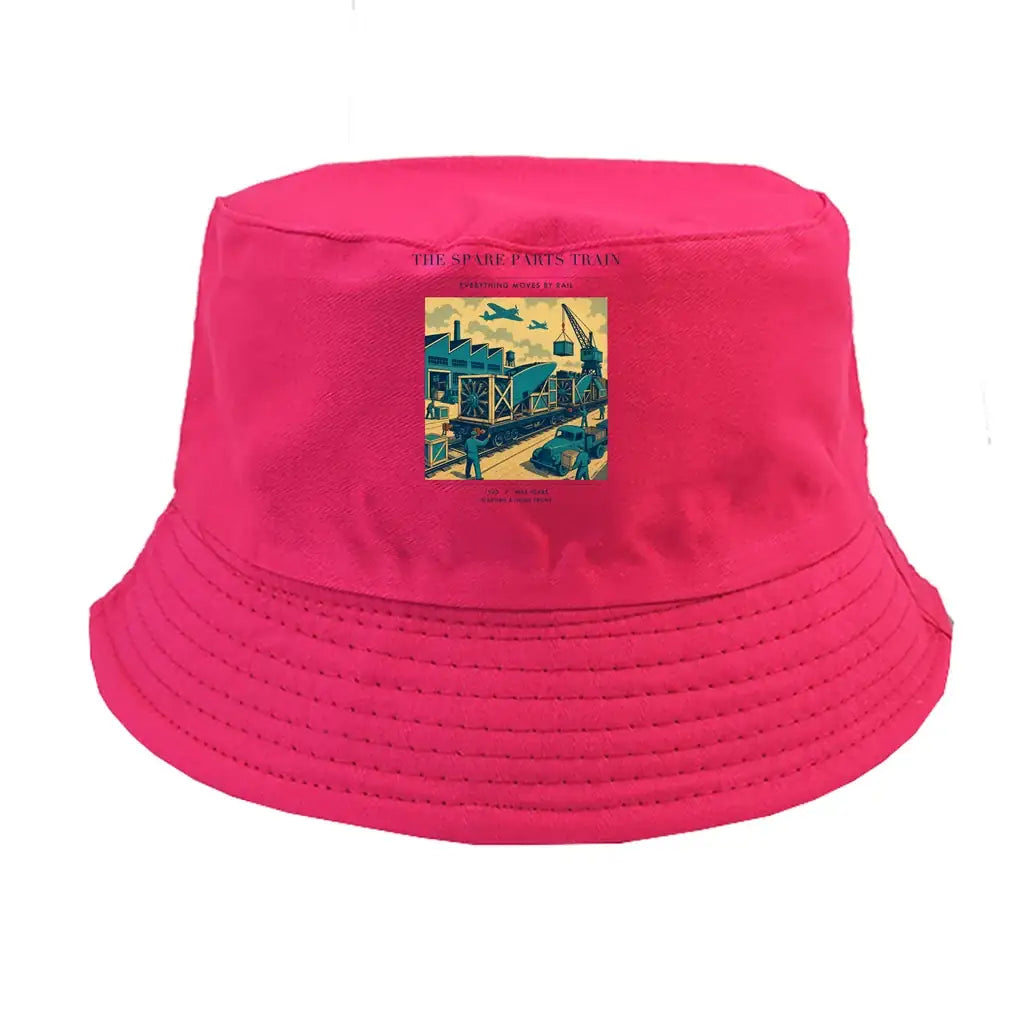 The Spare Parts Train summer hat - pink