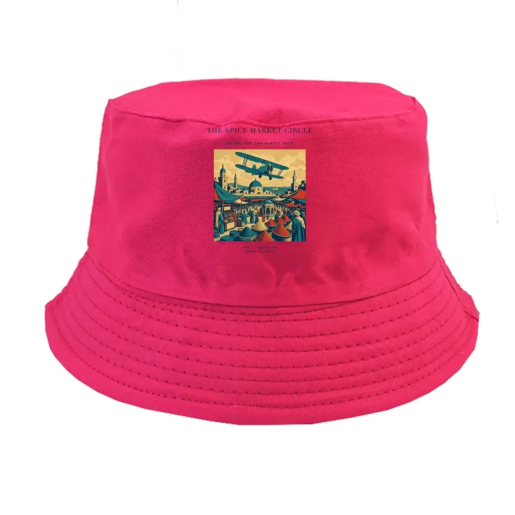 The Spice Market Circle summer hat - pink