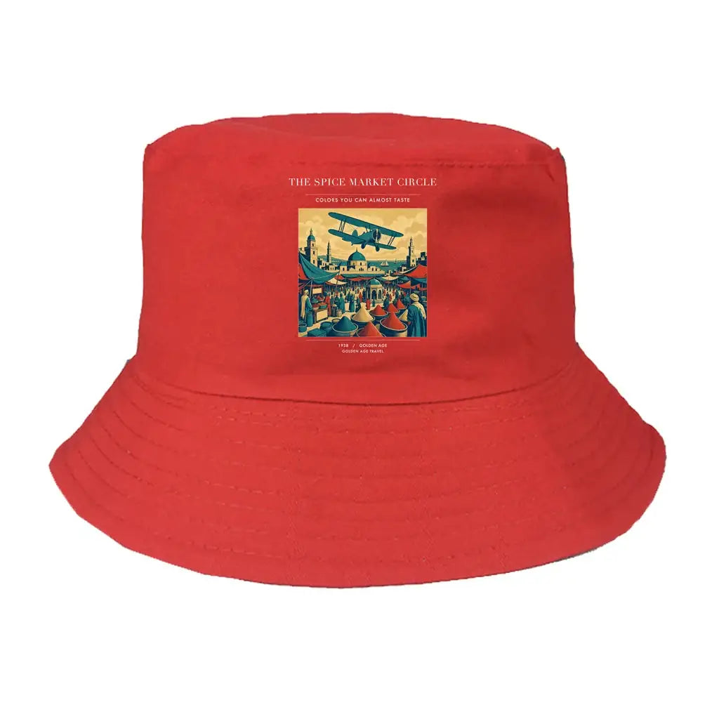 The Spice Market Circle summer hat - red