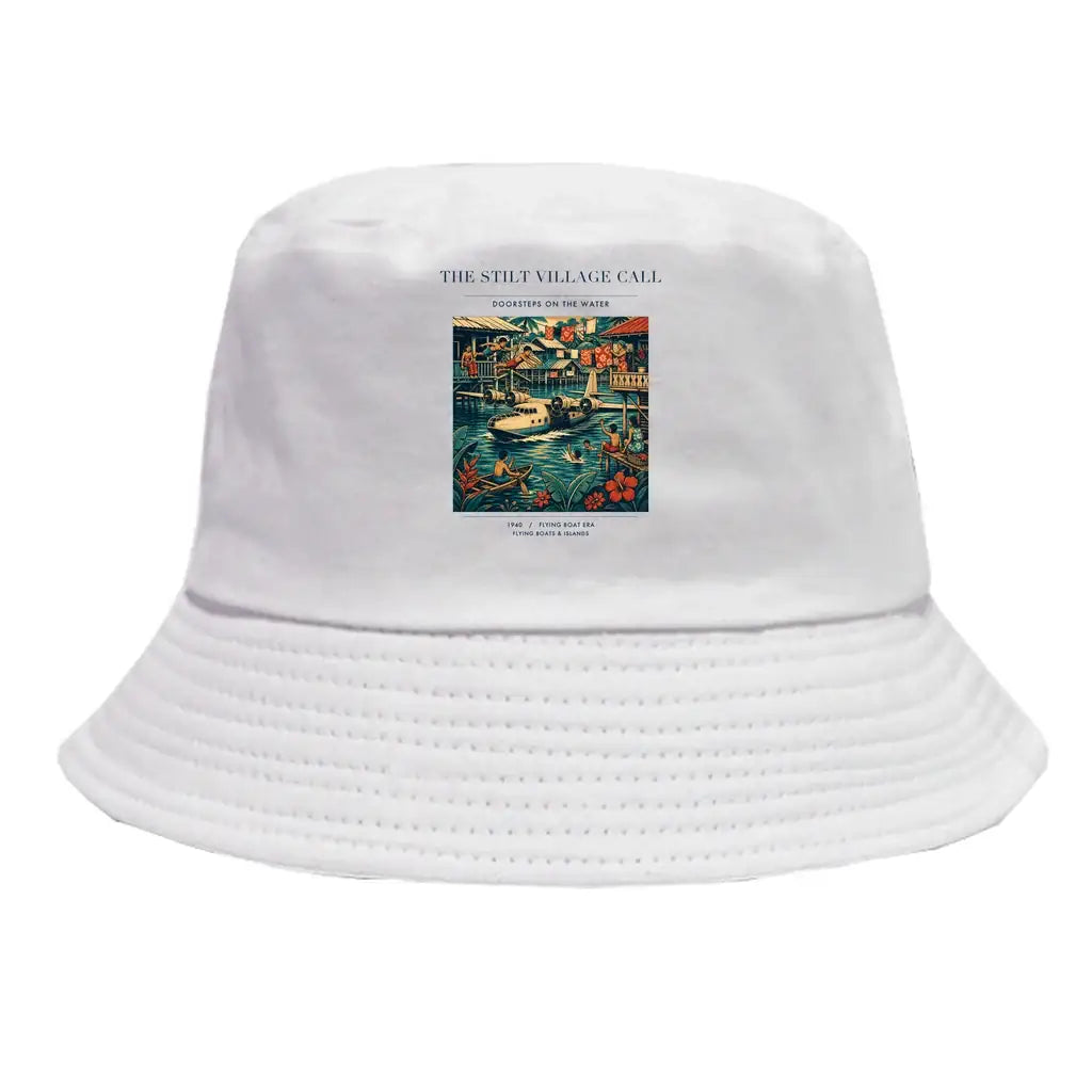 The Stilt Village Call summer hat - white