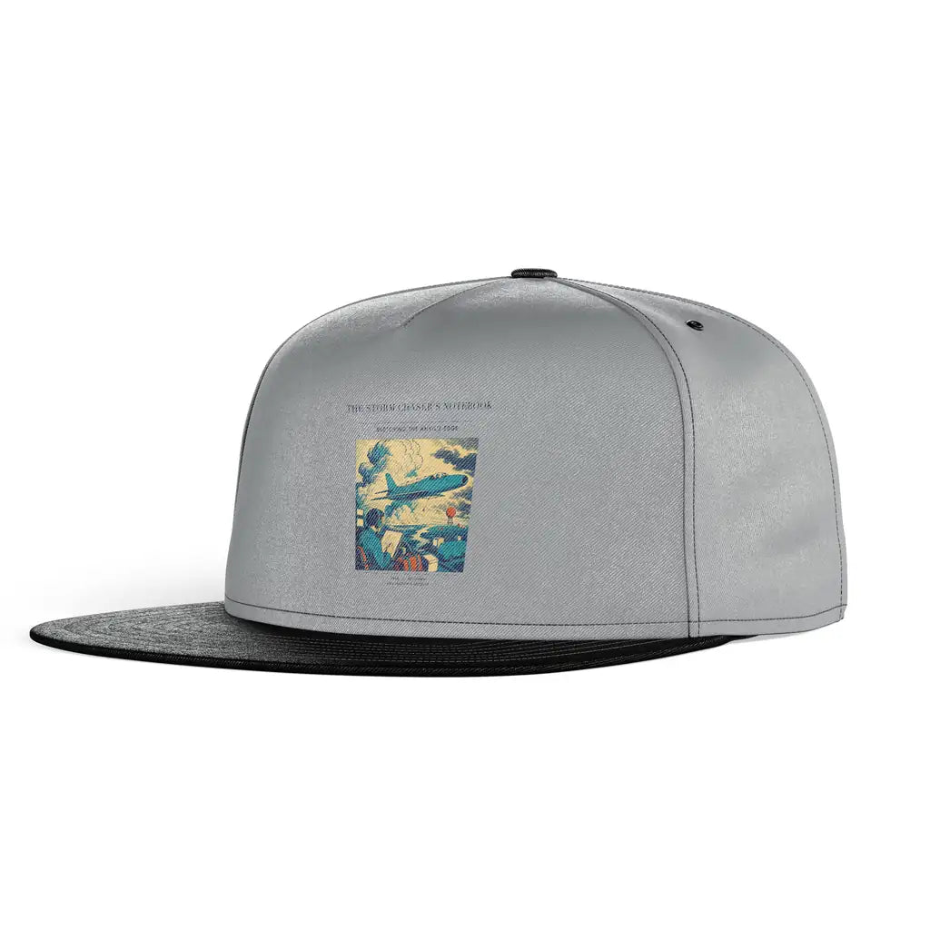 The Storm Chaser's Notebook snapback - gray & black