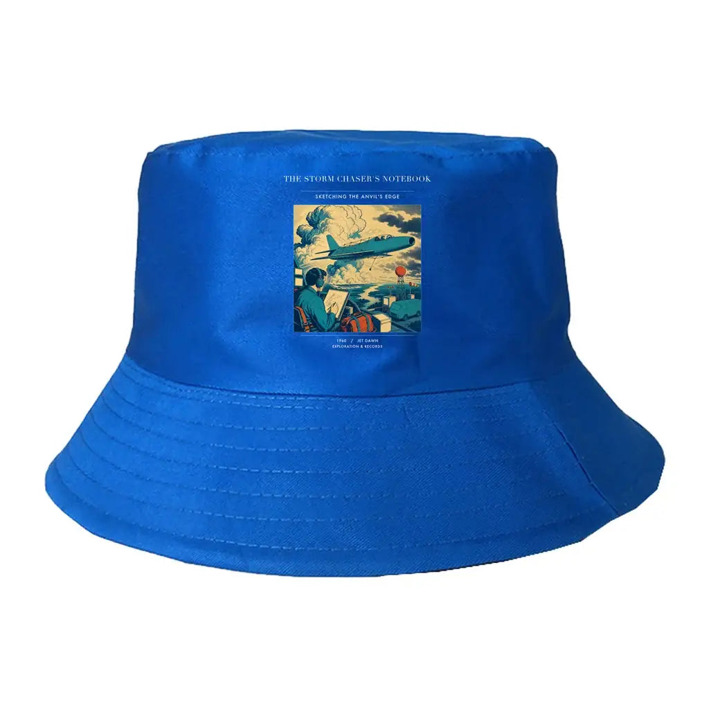 The Storm Chaser's Notebook summer hat - blue