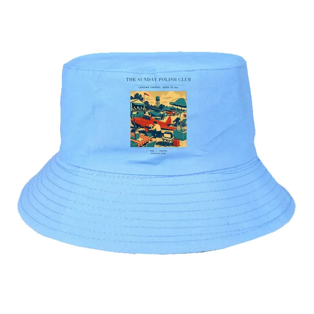 The Sunday Polish Club summer hat - light blue