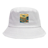 Thumbnail for The Sunflower Sea summer hat - white