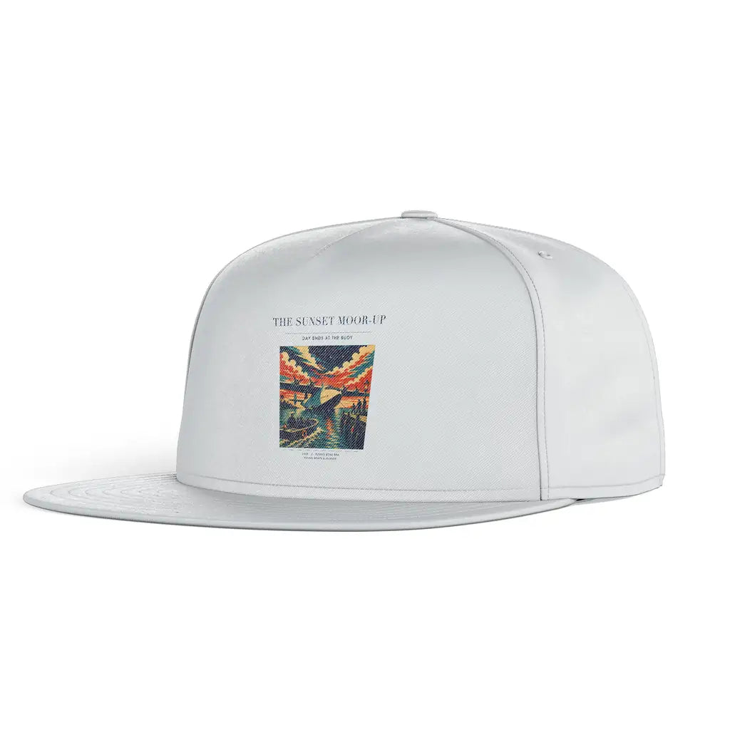 The Sunset Moor-Up snapback - white