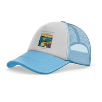 Thumbnail for The Tailwheel School trucker cap - light blue