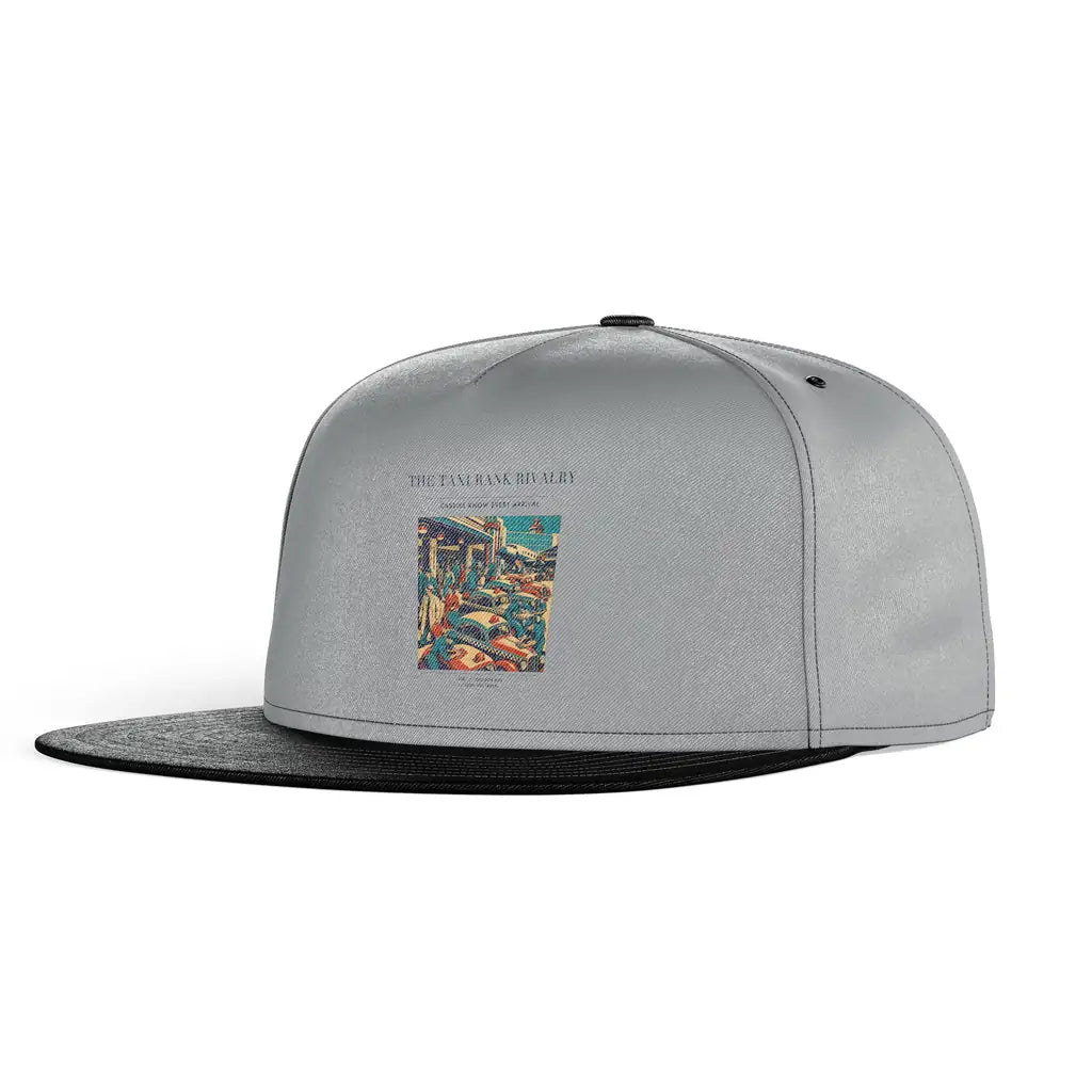The Taxi Rank Rivalry snapback - gray & black