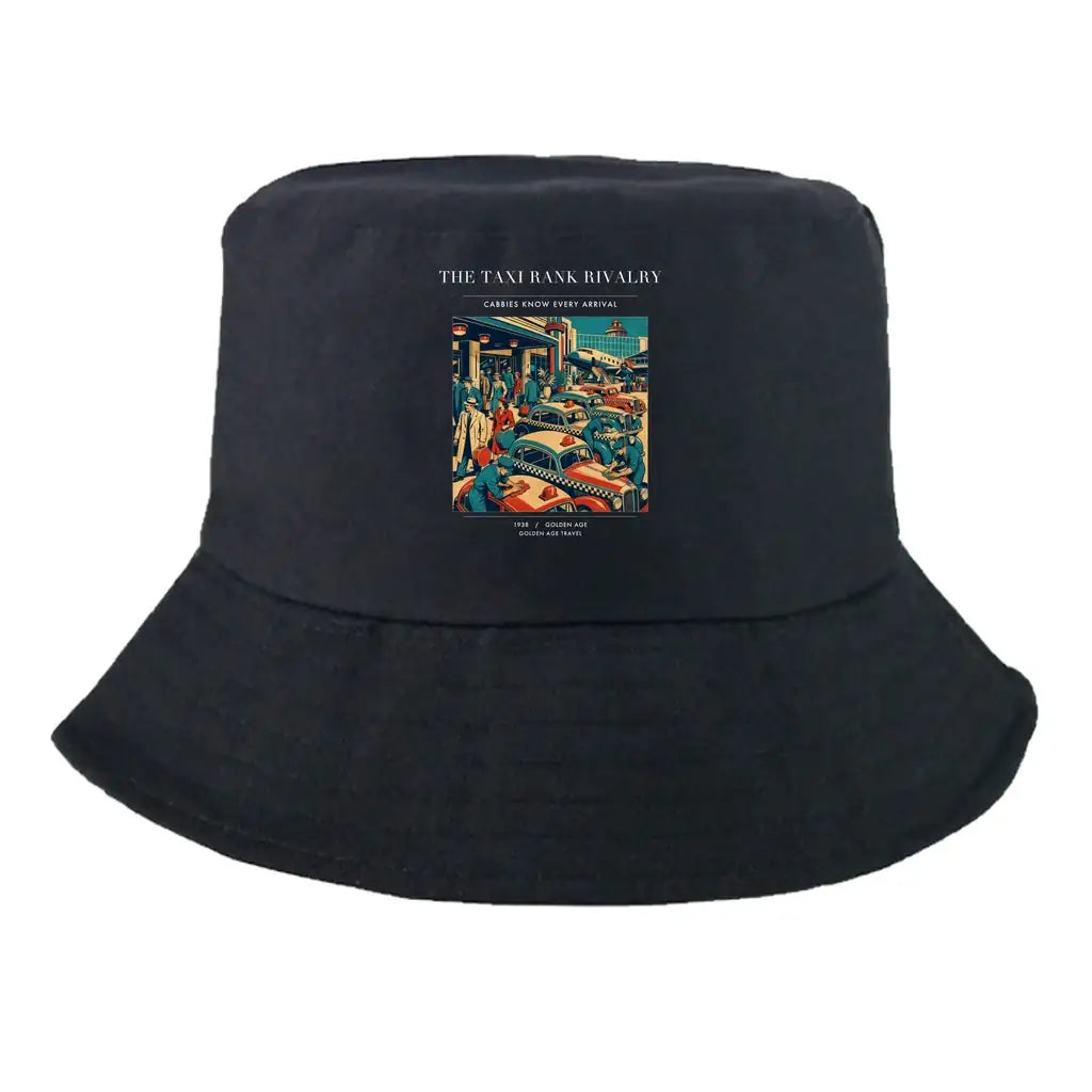 The Taxi Rank Rivalry summer hat - black