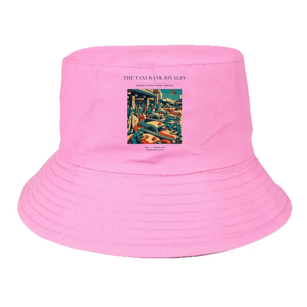 The Taxi Rank Rivalry summer hat - light pink