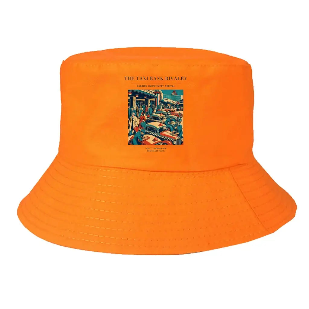 The Taxi Rank Rivalry summer hat - orange