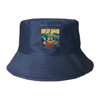 Thumbnail for The Time Capsule Prop summer hat - dark blue
