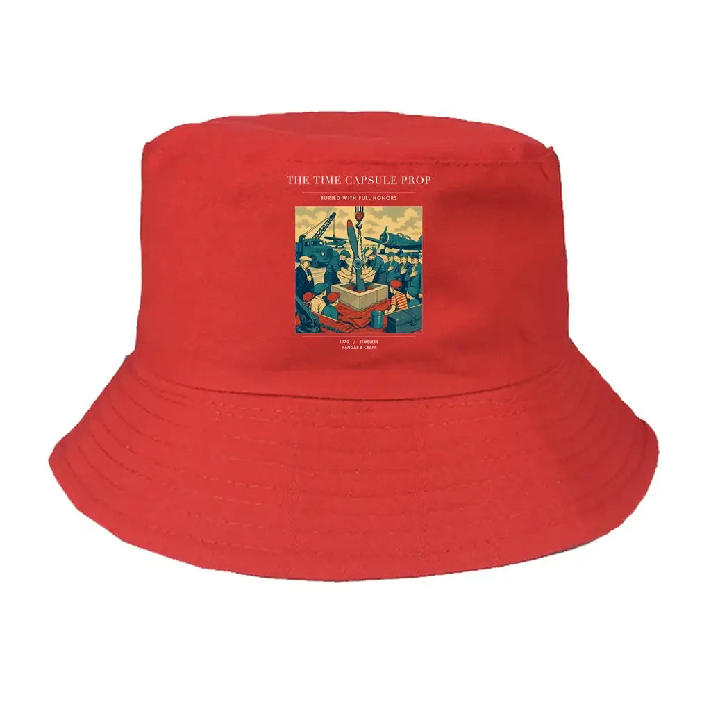 The Time Capsule Prop summer hat - red