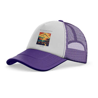 Thumbnail for The Twilight Flypast trucker cap - purple