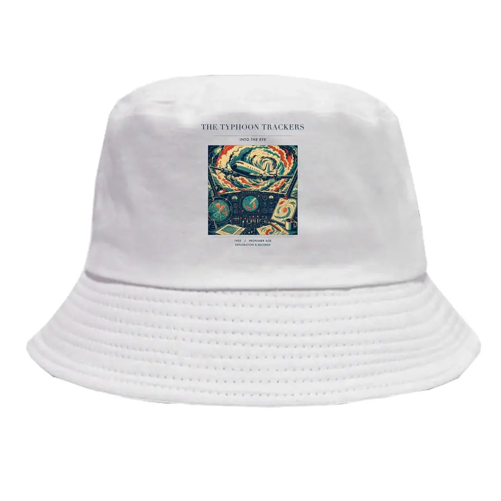 The Typhoon Trackers summer hat - white