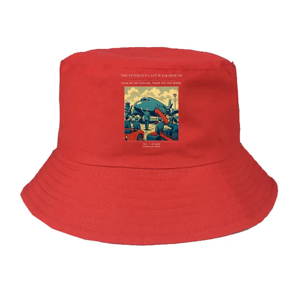 The Veteran's Last Walkaround summer hat - red