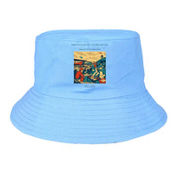 Thumbnail for The Vintage Fly-In Breakfast summer hat - light blue
