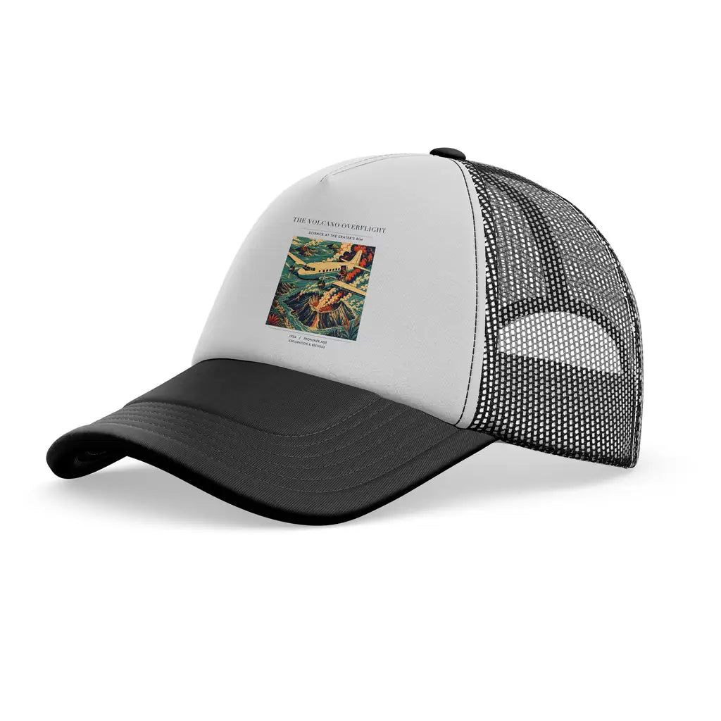 The Volcano Overflight trucker cap - black