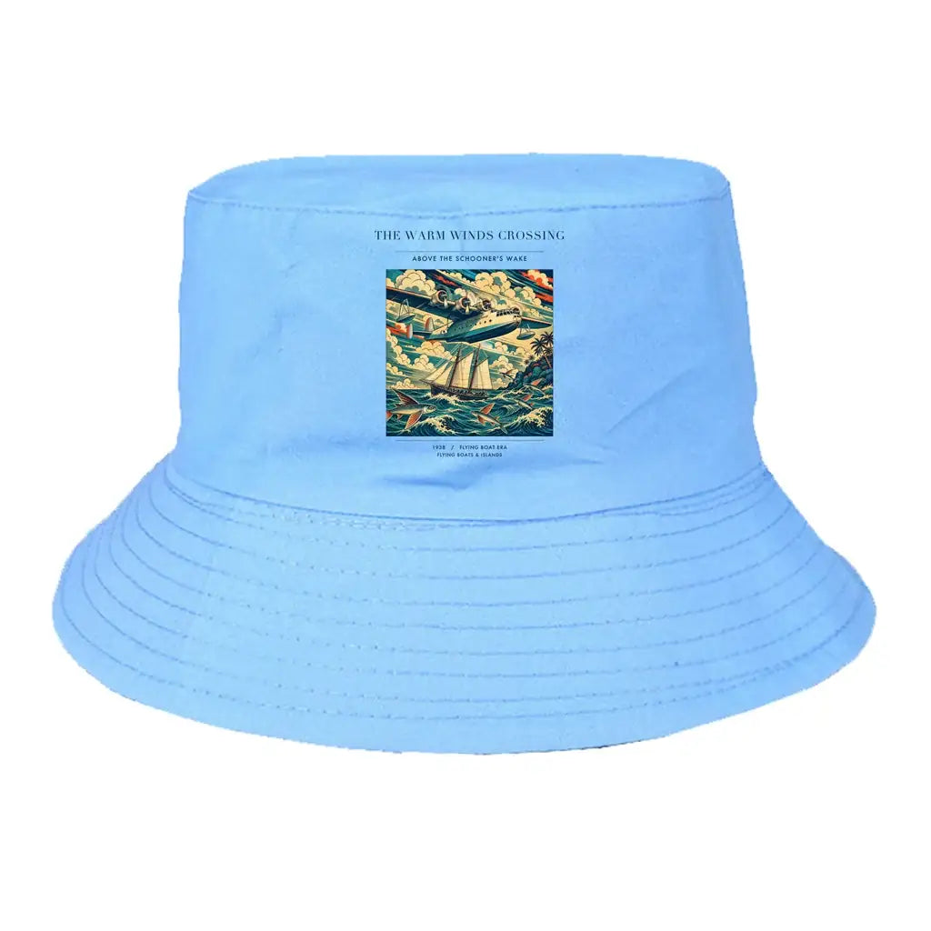 The Warm Winds Crossing summer hat - light blue