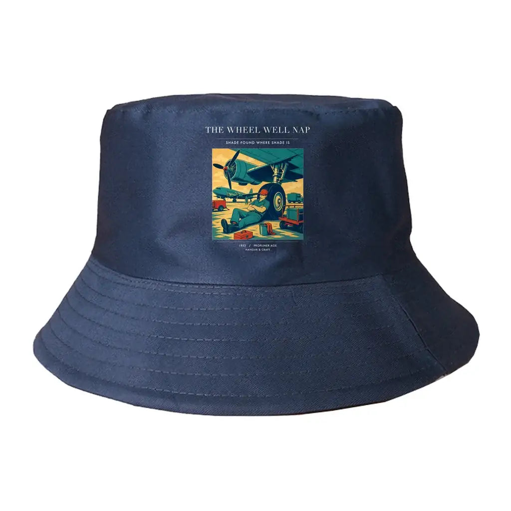 The Wheel Well Nap summer hat - dark blue