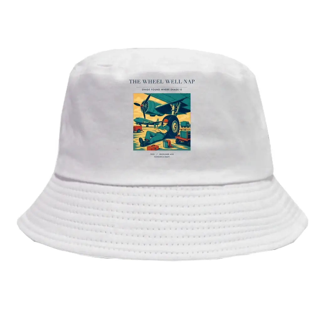 The Wheel Well Nap summer hat - white