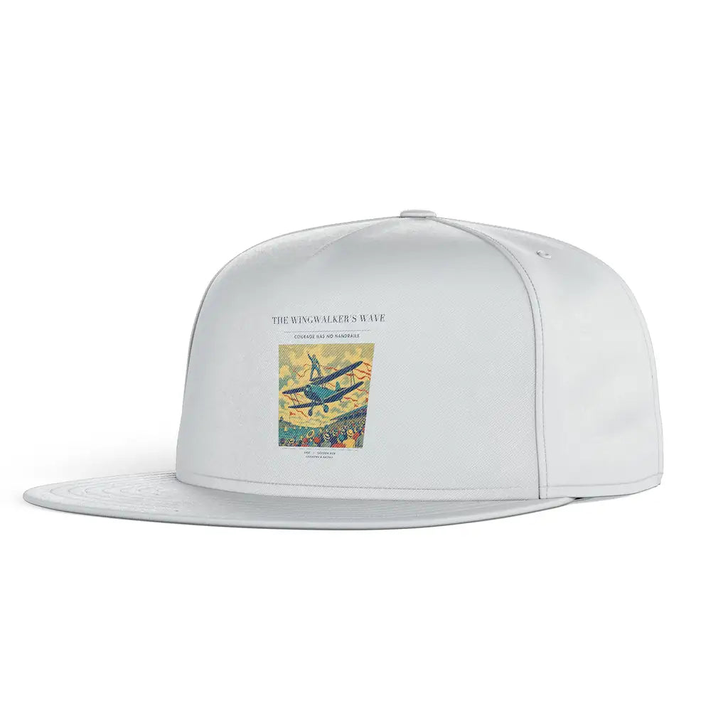 The Wingwalker's Wave snapback - white