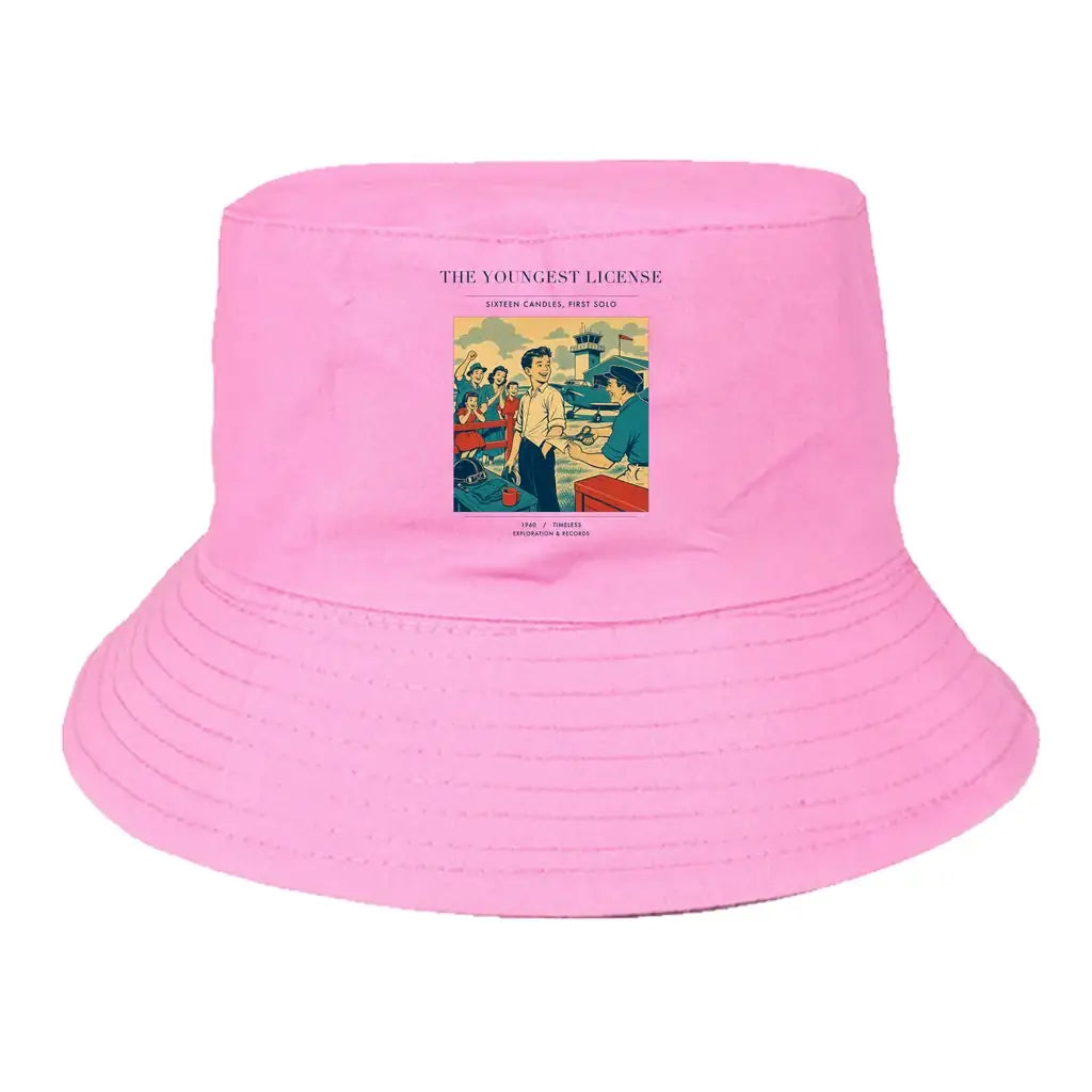 The Youngest License summer hat - light pink
