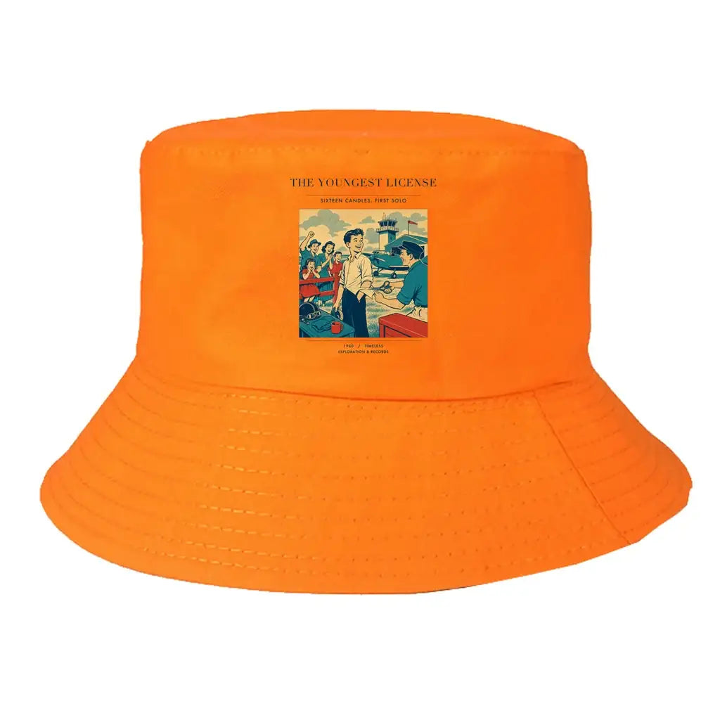 The Youngest License summer hat - orange