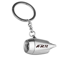 Thumbnail for The ATR72 Designed Airplane Jet Engine Shaped Key Chain