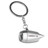 Thumbnail for The Airbus A320Neo Designed Airplane Jet Engine Shaped Key Chain