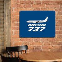Thumbnail for The Boeing 737 Printed Metal Sign