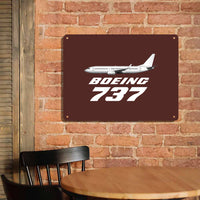 Thumbnail for The Boeing 737 Printed Metal Sign