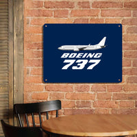 Thumbnail for The Boeing 737 Printed Metal Sign