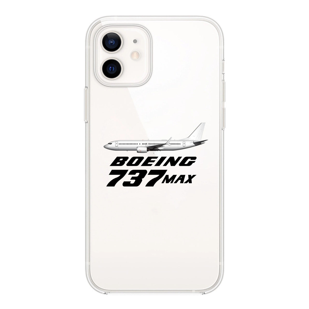 The Boeing 737Max Designed Transparent Silicone iPhone Cases