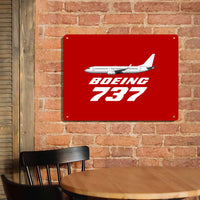 Thumbnail for The Boeing 737 Printed Metal Sign