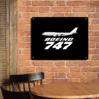 Thumbnail for The Boeing 747 Printed Metal Sign