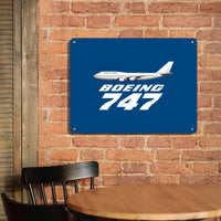 Thumbnail for The Boeing 747 Printed Metal Sign
