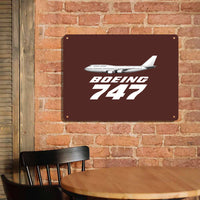 Thumbnail for The Boeing 747 Printed Metal Sign