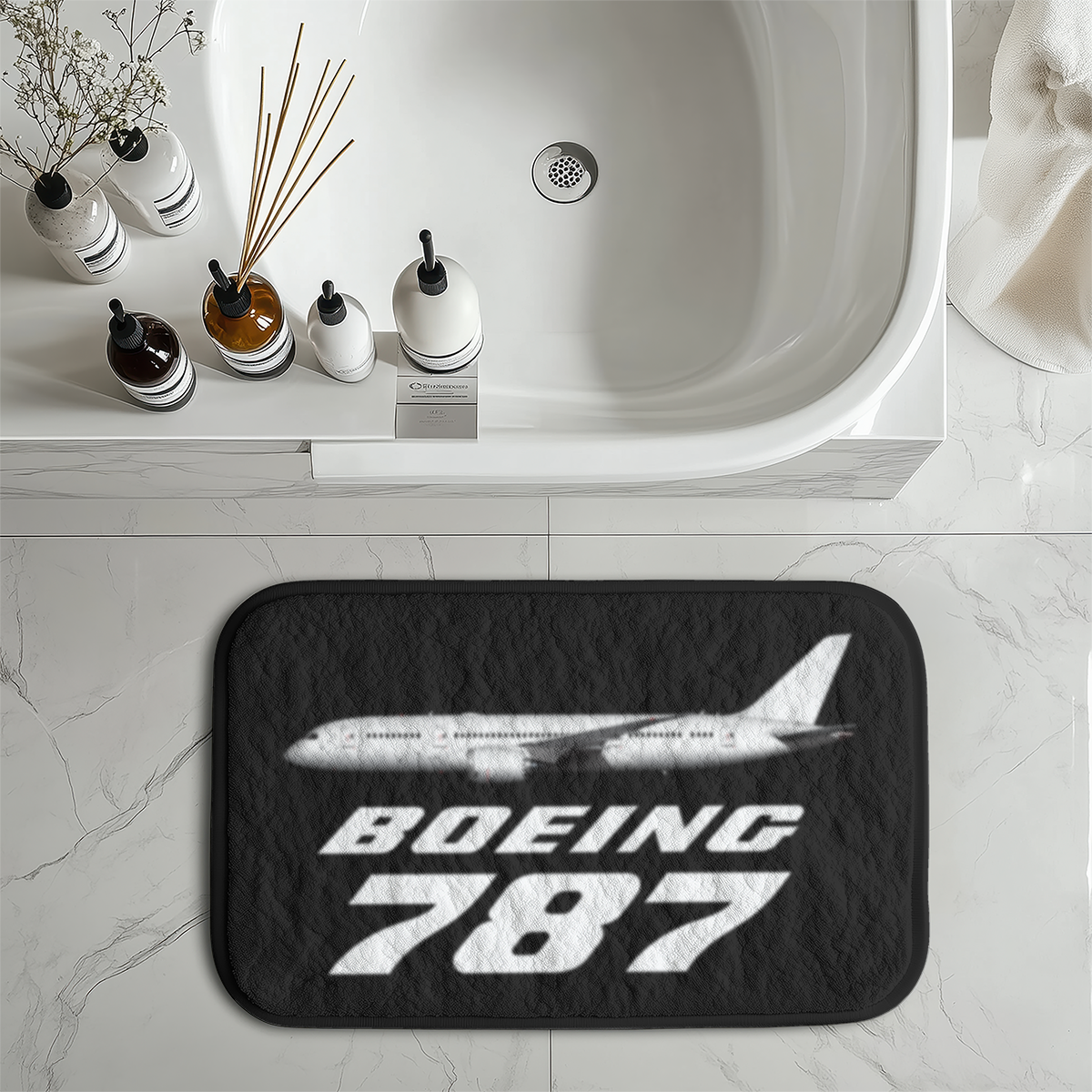 The Boeing 787 Designed Bath Mats