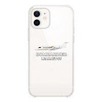 Thumbnail for The Bombardier Learjet 75 Designed Transparent Silicone iPhone Cases