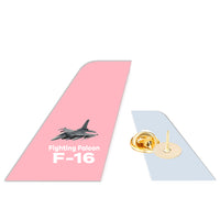 Thumbnail for The Fighting Falcon F16 Designed Tail Shape Badges & Pins